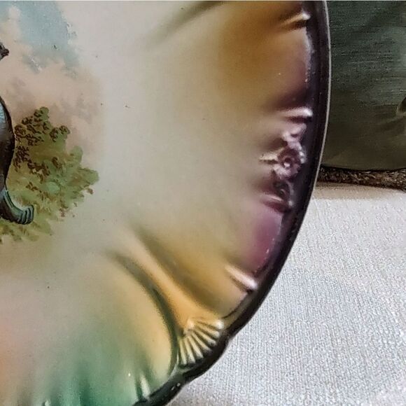 Rare Antique Franz Anton Mehlem Hand Painted Gamebird Plate Circa 1890-1900 - Picture 4 of 9